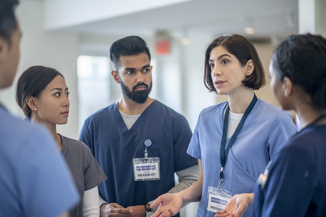 Nurses meeting
