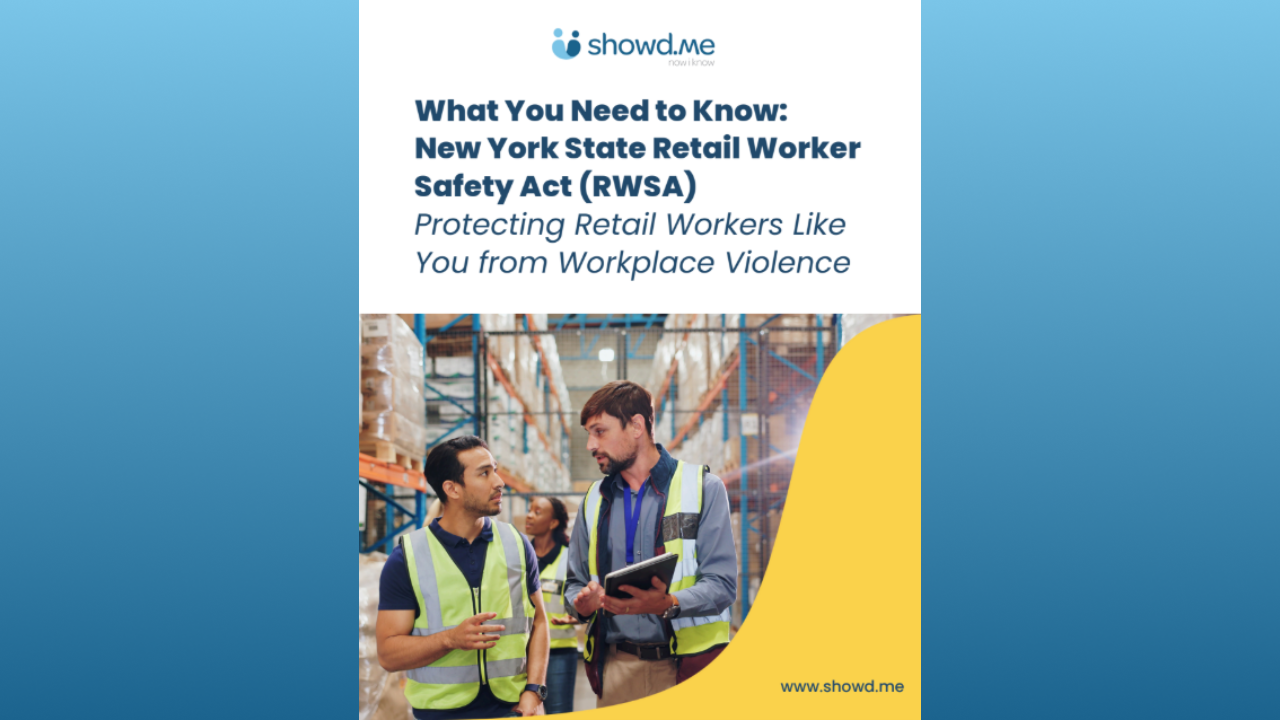 What You Need to Know: New York State Retail Worker Safety Act