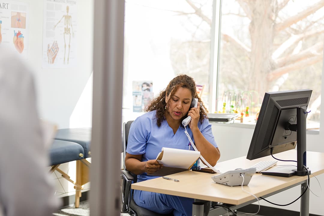 Nurse working