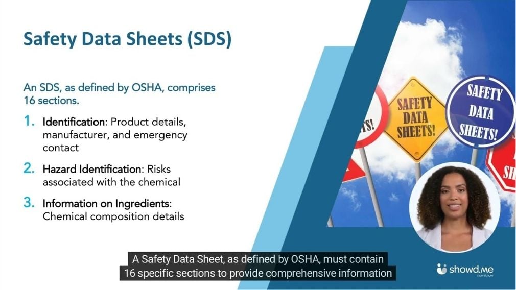 Hazardous Materials & Safety Data Sheets (SDS)